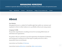Tablet Screenshot of managinghorizons.com